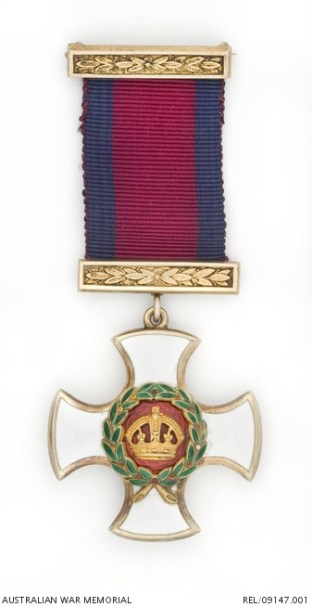 Distinguished Service Order (DSO) which was awarded to Major Sydney Walker
