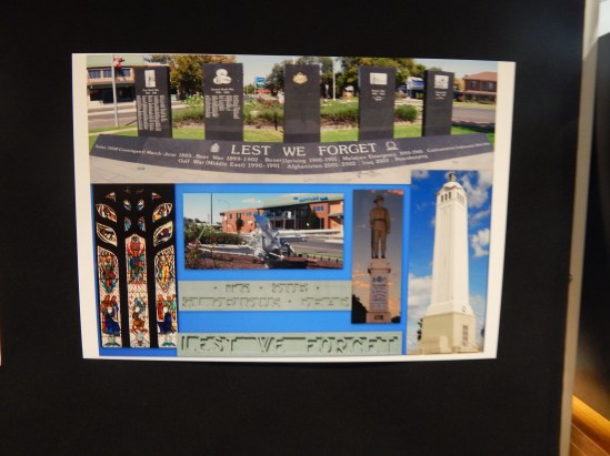 Photograph of the different memorial sites within the Parkes Shire. Item on loan courtesy of Parkes Historical Society.