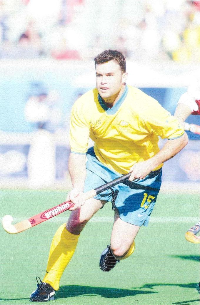 Stephen competing at his third and final Olympic Games, in Sydney 2000. Photo courtesy of John and Brenda Davies