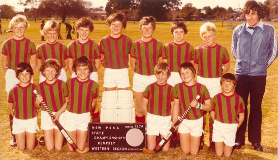 Early representative honours. Stephen aged ten representing Western Region at the NSW PSSA State Championships in 1979. Photo courtesy of John and Brenda Davies