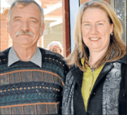 Geoff Witherow (left) nominate by Kay Stone. Source: Parkes Champion Post Wednesday July 11, 2012 page 8