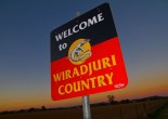 Welcome to Wiradjuri Country sign at Cowra. The Parkes Shire is part of the wide-ranging Wiradjuri nation. Source: Luke Wong, ABC Open website