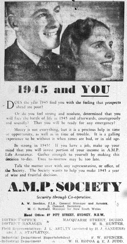Compared to contemporary print advertisements, the 1945 versions were loaded with information and quite "wordy". Note also that this advertisement includes manager and employee details. Source: The Champion Post Thursday February 15, 1945 page 3
