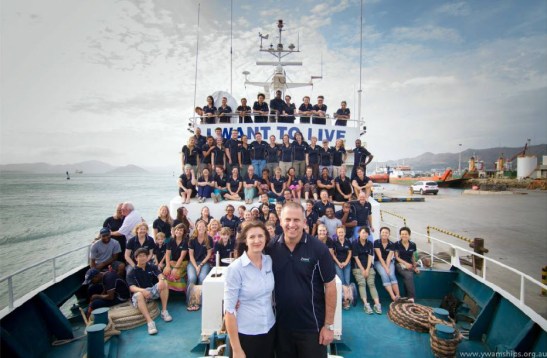 Being Alectown born and bred didn't prevent Ken Mulligan gaining his sea legs! This photograph is of Ken and Robyn Mulligan on the YWAM ship which regularly sails to Papua New Guinea. Source: Parkes Champion Post website