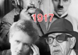 Deemed "the year that changed the world" 1917 was an eventful year full of firsts. This image shows four influential people from 1917. Clockwise from top left: Albert Einstein, Charlie Chaplin, Marie Curie and John Ford. Source: Belfast Telegraph website