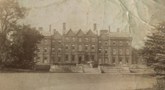 Photograph of Ashburnham Place in the late 19th century, home of 4th Earl of Ashuburnham. Source: Landed Families blog