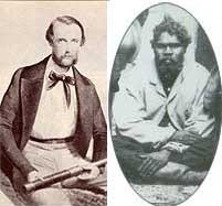 Photographs of Edmund Kennedy (left) and Jackey Jackey. The two were close friends as well as fellow explorers. Source: Eacham Historical Society website