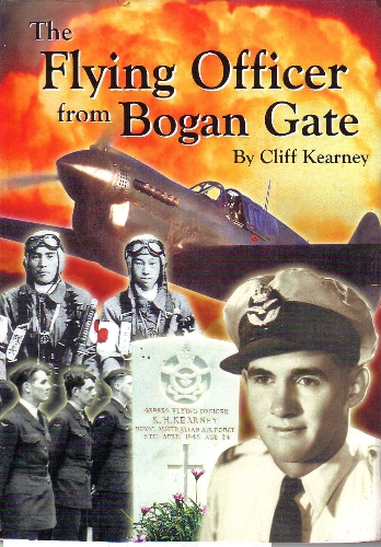 Front cover of Cliff Kearney's book about his cousin, Flying Officer Keith Kearney of Bogan Gate. Source: db Books website which can be found at https://www.dbbooks.com.au/p/17903/Flying-Officer-from-Bogan-Gate---Cliff-Kearney---sc---*signed*.html