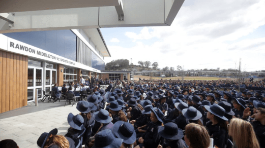 Thomas Hassall Anglican College, located in the Sydney suburb of Middleton Grange, named their new sports complex after Rawdon Middleton. Source: Liverpool City Champion August 24, 2018