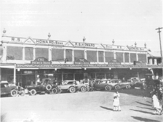 This photograph highlights the huge size and variety contained with Howards stores. The photograph is taken in 1924 and also is a great record of 1920s vehicles - one of which is a Howards delivery truck. Source: Chambers, I (1988) p.163